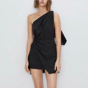 NWT ZARA F/W 2020 Divine Mini Dress with Bow